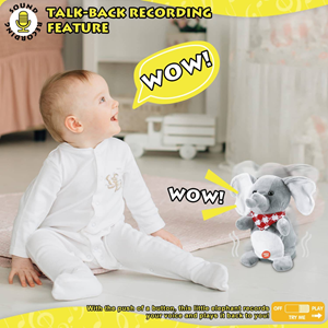 عروسک پولیشی مدل فیل موزیکال و سخنگو Fun Star_اسباب بازی